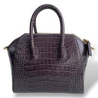 Bolsa Givenchy Antigona Mini Cinza Embossed
