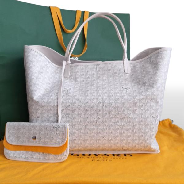 Bolsa Goyard Anjou Branca GM 