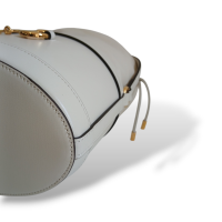 Bolsa Gucci Bucket Horsebit Off White
