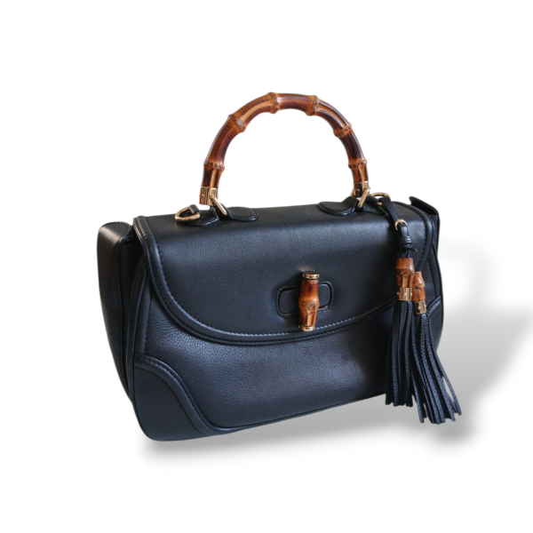 Bolsa Gucci New Bamboo Top Handle Preta