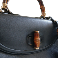 Bolsa Gucci New Bamboo Top Handle Preta