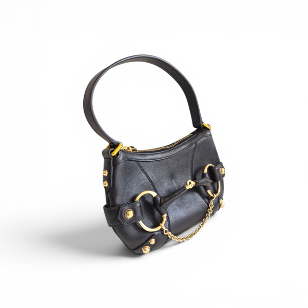Bolsa Gucci Small Horsebit Chain Hobo