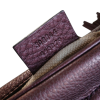 Bolsa Gucci Soho Disco Roxo Metalizado Bolsa Gucci Soho Disco Roxo Metalizado