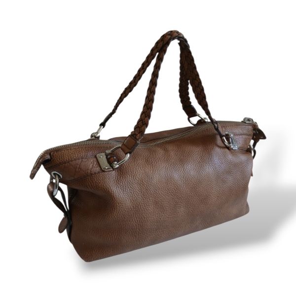 Bolsa Gucci Bamboo Bar Marrom
