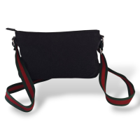 Bolsa Gucci em Lona Preta 