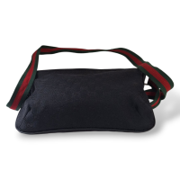 Bolsa Gucci em Lona Preta 