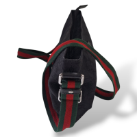 Bolsa Gucci em Lona Preta 