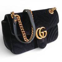 Bolsa Gucci Veludo Preta