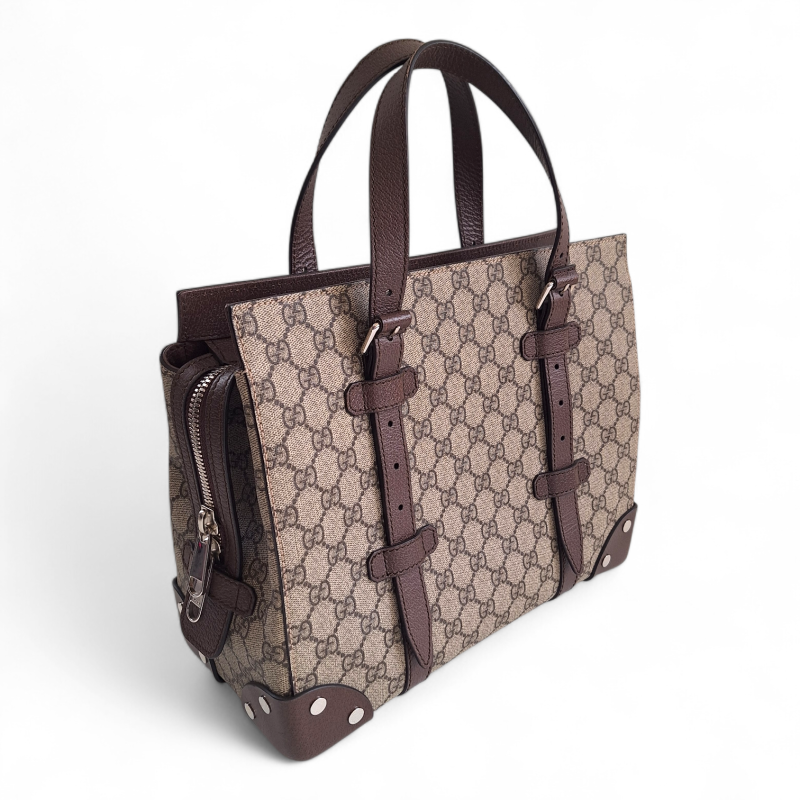 Bolsa Gucci Trunk Tote Monograma