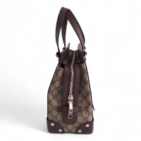 Bolsa Gucci Trunk Tote Monograma