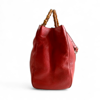 Bolsa Gucci Bamboo Shopper Vermelha 