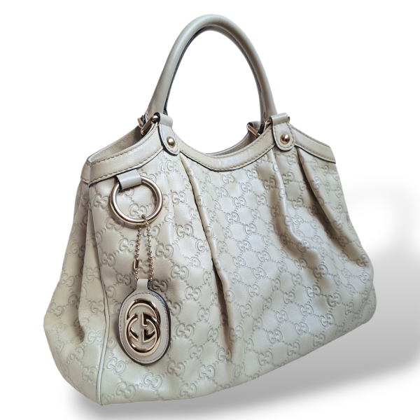 Bolsa Gucci Sukey GG Off White