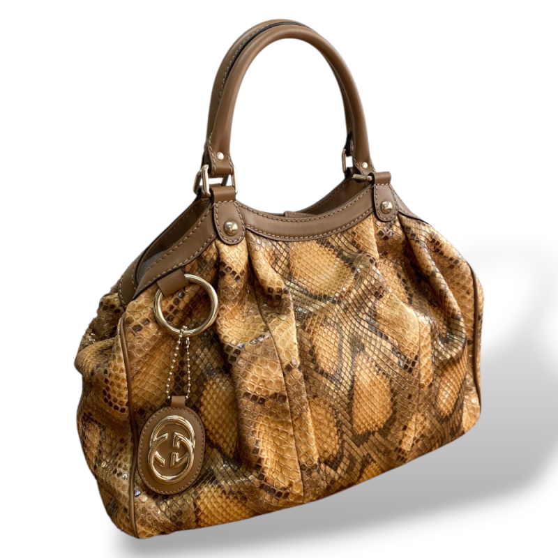 Bolsa Gucci Sukey em Python Bolsa Gucci Sukey em Python