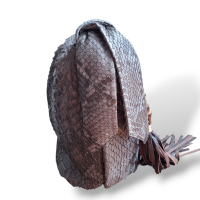 Bolsa Gucci Jungle de Couro Cinza Bamboo Hobo