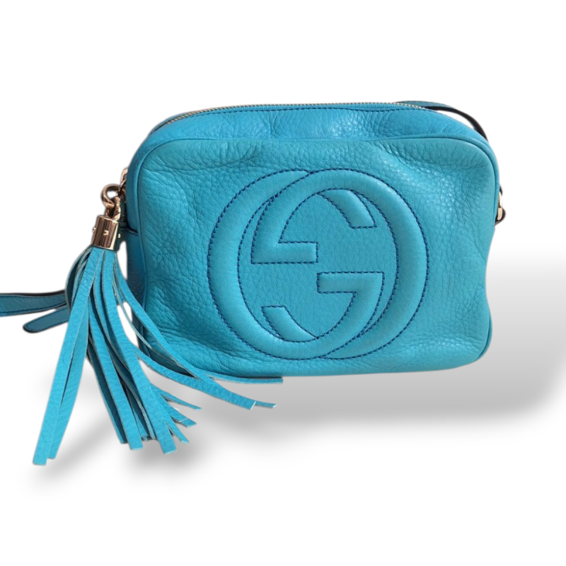 Bolsa Gucci Soho Turquesa