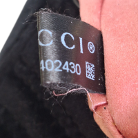 Bolsa Gucci Marmont Small em Veludo Preto com Aplicações