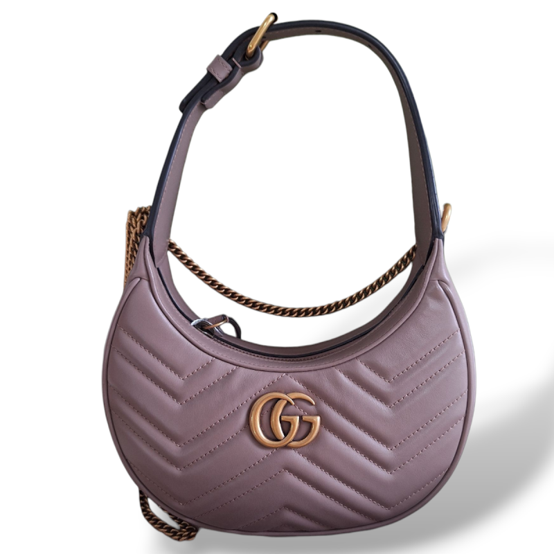Bolsa Gucci GG Marmont Meia Lua