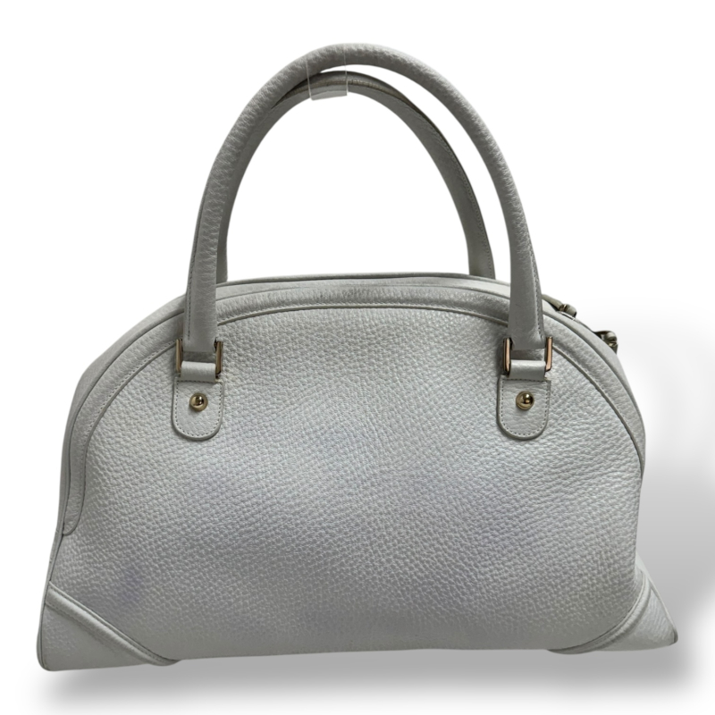 Bolsa Gucci Branca com GG Dourado