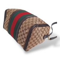 Bolsa Gucci Joy Boston GG Canvas Marrom