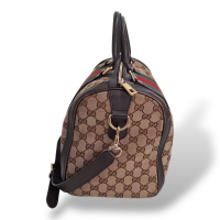Bolsa Gucci Joy Boston GG Canvas Marrom