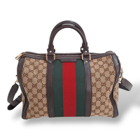 Bolsa Gucci Joy Boston GG Canvas Marrom
