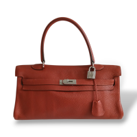 Bolsa Hermès Kelly Shoulder Rouge Venetian