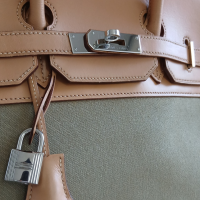 Bolsa Hermès Birkin 35 Toile Swift Chai Edição Limitada