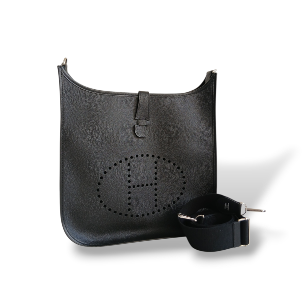 Bolsa Hermès Evelyne GM Preta 