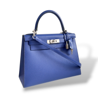 Bolsa Hermès Kelly 28 Azul 