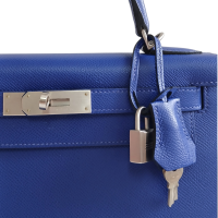 Bolsa Hermès Kelly 28 Azul 