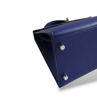 Bolsa Hermès Kelly 28 Azul 