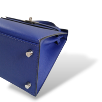 Bolsa Hermès Kelly 28 Azul 