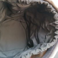 Bolsa Hermès Bucket Toile Chevron 