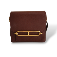 Bolsa Hermès Roulis Mini Evercolor Bordeaux