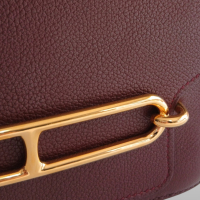 Bolsa Hermès Roulis Mini Evercolor Bordeaux