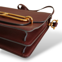 Bolsa Hermès Roulis Mini Evercolor Bordeaux