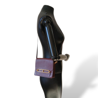 Bolsa Hermès Roulis Mini Evercolor Bordeaux