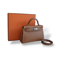 Bolsa Hermès Epsom Kelly 20 Caramelo 