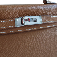 Bolsa Hermès Epsom Kelly 20 Caramelo 