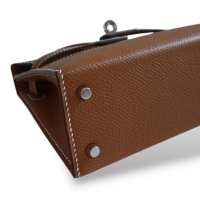 Bolsa Hermès Epsom Kelly 20 Caramelo 