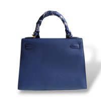 Bolsa Hermès Kelly 29 Azul Marinho Gold Bolsa Hermès Kelly 29 Azul Marinho Gold