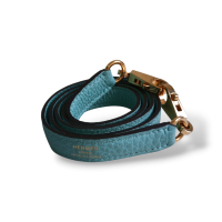 Bolsa Hermès Kelly 32 Bleu Atoll com Gold Bolsa Hermès Kelly 32 Bleu Atoll com Gold