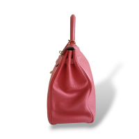 Bolsa Hermès Kelly 35 Coral com Gold Bolsa Hermès Kelly 35 Coral com Gold