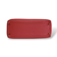 Bolsa Hermès Kelly 35 Coral com Gold Bolsa Hermès Kelly 35 Coral com Gold