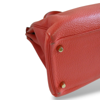 Bolsa Hermès Kelly 35 Coral com Gold Bolsa Hermès Kelly 35 Coral com Gold