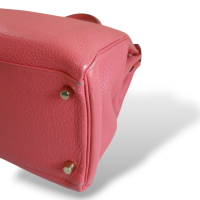 Bolsa Hermès Kelly 35 Coral com Gold Bolsa Hermès Kelly 35 Coral com Gold