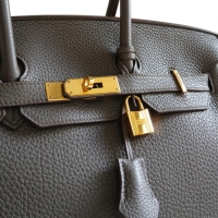 Bolsa Hermès Birkin 35 Etain Gold 2012 Bolsa Hermès Birkin 35 Etain Gold 2012