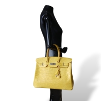 Bolsa Hermès Birkin 35 Croco Amarela 2015 Bolsa Hermès Birkin 35 Croco Amarela 2015