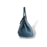 Bolsa Hermès Birkin 35 Azul 2010 Bolsa Hermès Birkin 35 Azul 2010