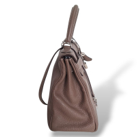 Bolsa Hermès Kelly 28 Etoupe com Ferragens Palladium